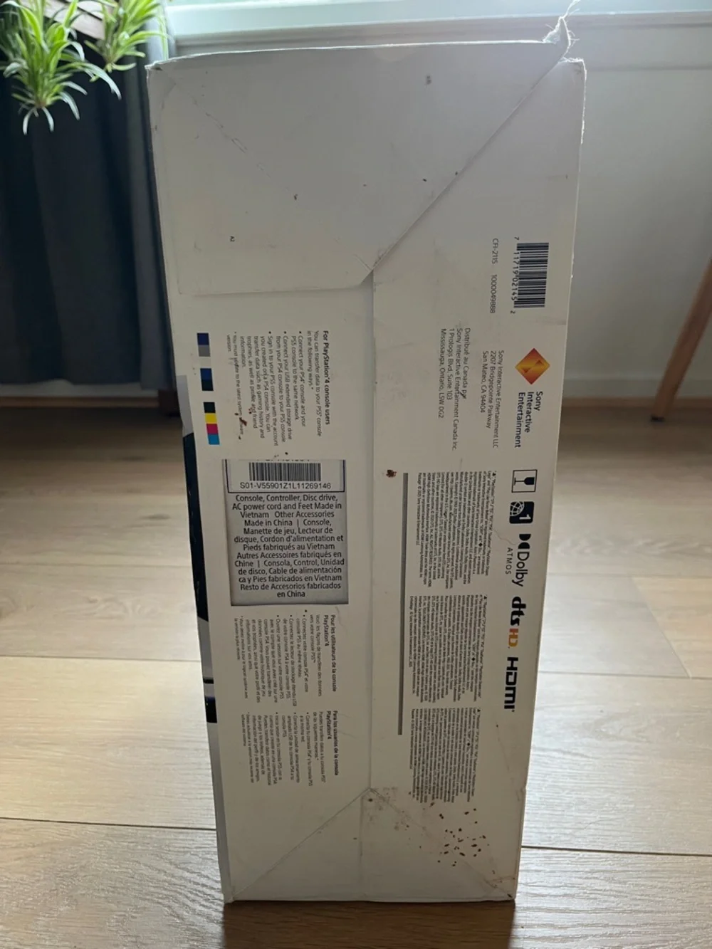 Sony PS5 Console in White with Black Accents